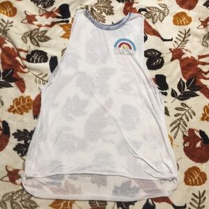 Tank top with “Cali” rainbow